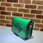 Gucci Horsebit 1955 small shoulder bag 602204 green