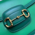 Gucci Horsebit 1955 small shoulder bag 602204 green