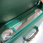 Gucci Horsebit 1955 small shoulder bag 602204 green