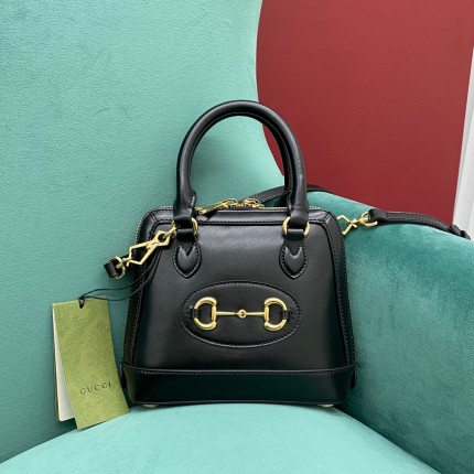 Gucci Horsebit 1955 mini top handle bag 640716 black