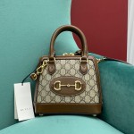 Gucci Horsebit 1955 mini top handle bag 640716 brown