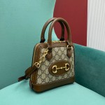 Gucci Horsebit 1955 mini top handle bag 640716 brown