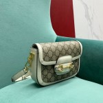 Gucci Horsebit 1955 mini bag 658574 bwhite