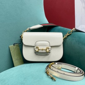 Gucci Horsebit 1955 mini bag 658574 white