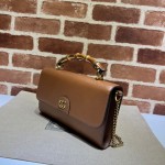 675794 Gucci Diana small shoulder bag brown