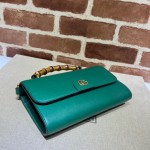 675794 Gucci Diana small shoulder bag green