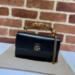 675795 Gucci Diana mini shoulder bag black