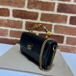 675795 Gucci Diana mini shoulder bag black