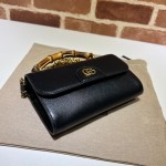 675795 Gucci Diana mini shoulder bag black