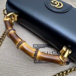 675795 Gucci Diana mini shoulder bag black