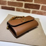 675795 Gucci Diana mini shoulder bag brown