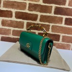 675795 Gucci Diana mini shoulder bag green