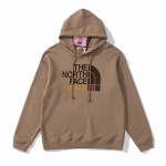 615061 The North Face x Gucci Cotton Sweatshirt Brown