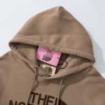 615061 The North Face x Gucci Cotton Sweatshirt Brown