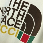 626990 The North Face x Gucci cotton sweatshirt white