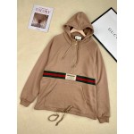 644656 Sweatshirt with Web and Gucci label 