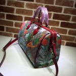 GG Supreme top handle bag 409527 red bird 