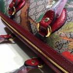 GG Supreme top handle bag 409527 red bird 