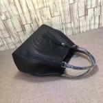 Gucci black leather soho bag 282309