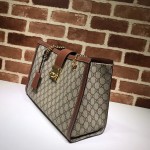 Gucci Padlock medium GG shoulder bag 479197 brown