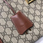 Gucci Padlock medium GG shoulder bag 479197 brown