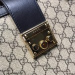 Gucci Padlock medium GG shoulder bag 479197 black