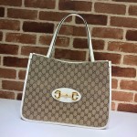 Gucci Horsebit 1955 tote bag white 623694