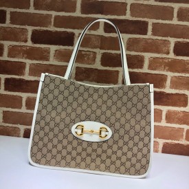 Gucci Horsebit 1955 tote bag white 623694