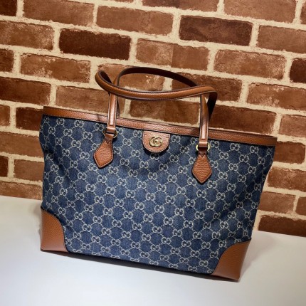 Gucci Ophidia GG medium tote 631685 denim