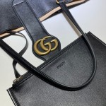 Gucci Medium tote with Double G 649577 black