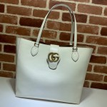 Gucci Medium tote with Double G 649577 white