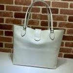 Gucci Medium tote with Double G 649577 white