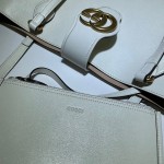 Gucci Medium tote with Double G 649577 white