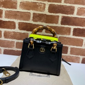 Gucci Diana mini tote bag 655661 black