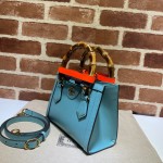 Gucci Diana mini tote bag 655661 light blue