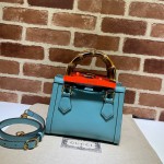 Gucci Diana mini tote bag 655661 light blue