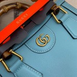 Gucci Diana mini tote bag 655661 light blue