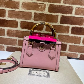 Gucci Diana mini tote bag 655661 light pink