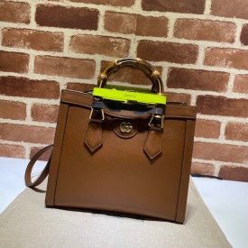 Gucci Diana small tote bag 660195 brown