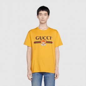 KAI x GUCCI oversized T-shirt 548334 yellow