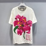 615044 Ken Scott print cotton T-shirt white