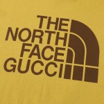 616036 The North Face x Gucci oversize T-shirt yellow