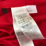 616036 Doraemon x Gucci oversize T-shirt Red