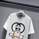 616036 XJDEY Doraemon x Gucci oversize T-shirt Ivory