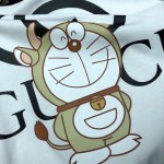 616036 XJDEY Doraemon x Gucci oversize T-shirt Ivory