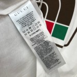 651722 The North Face x Gucci print cotton T-shirt white