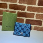 Gucci GG Marmont Multicolour case wallet blue 466492