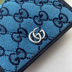 Gucci GG Marmont Multicolour case wallet blue 466492