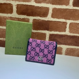 Gucci GG Marmont Multicolour case wallet pink 466492