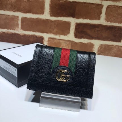 Gucci Ophidia GG card case black 523155